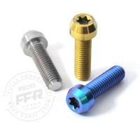 Proti Forged Titanium Handlebar (clip-on) Clamp Bolt Kit for the Ducati Panigale V4 / S / Speciale